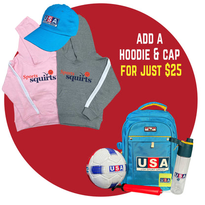 Soccer Pack + Clothing (Ages 7 - 12 yrs)