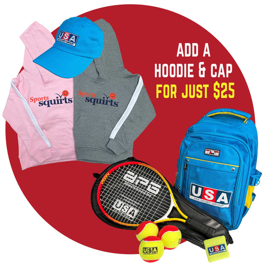 Tennis Squirts Pack + Clothing  (Ages 3 - 5 yrs)